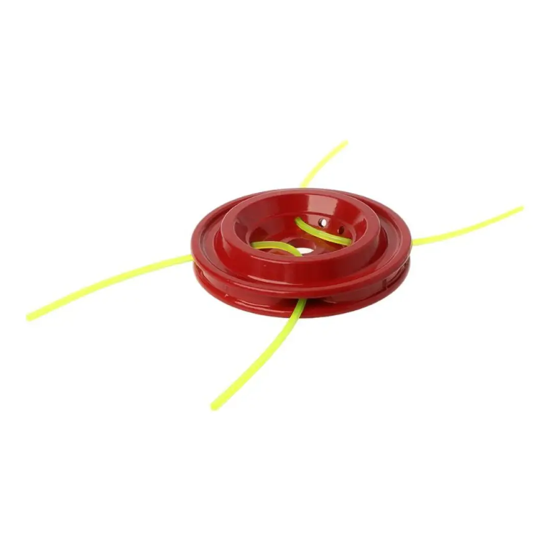 [JMA818] Cabezal Aluminio 4 Puntas Rojo para nylon